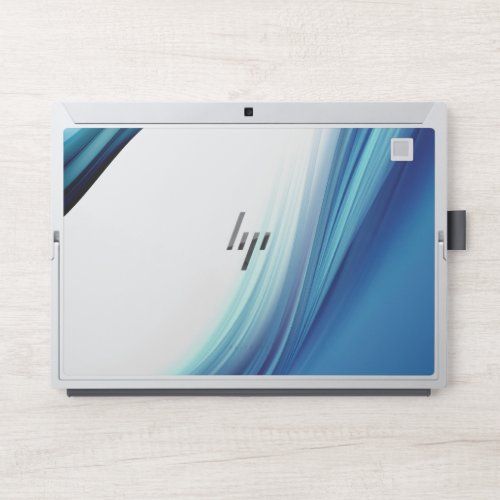 Blue and White Marble HP Elite Book HP Laptop Skin