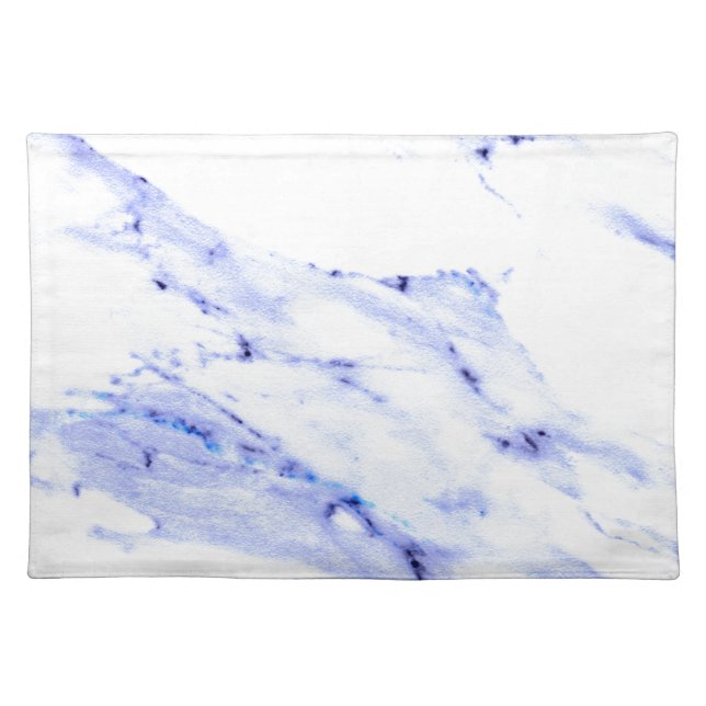 Blue and White Marble Placemat (Front)