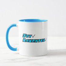 Blue and White Mug