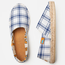 Blue and White Nautical Plaid