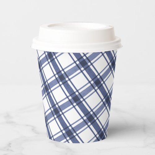 Blue and White Paper Cups