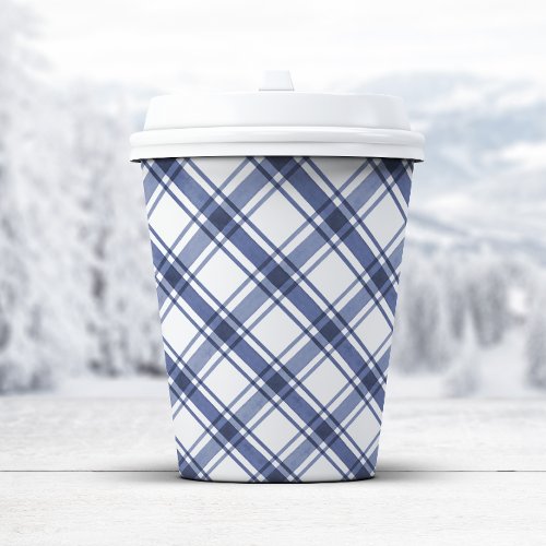 Blue and White Paper Cups