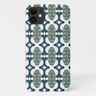 Blue And White Pattern iPhone 11 Case