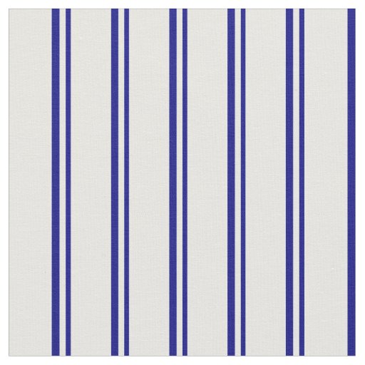 Blue and White Pattern of Stripes Fabric