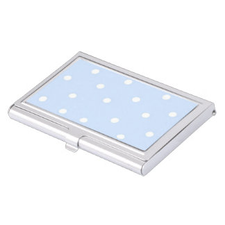 Blue and White Polka Dots Case For Business Cards