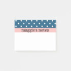 Blue and White Polka Dots