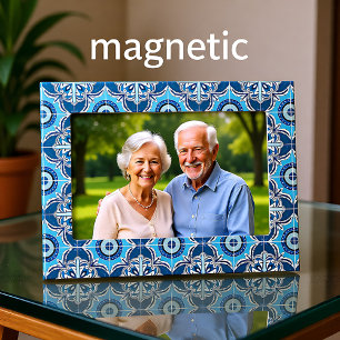 💙🤍Blue and white Porto Azulejos,  Magnetic Frame