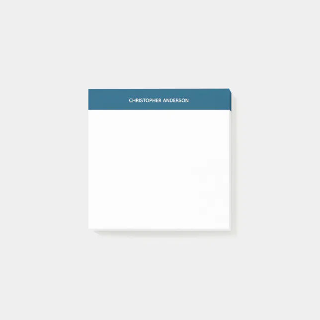 Blue and White Post-it Notes | Zazzle