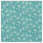 Blue and White Reiki Cho Ku Rei Pattern Fabric