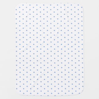 Blue and White Star Baby Blankets