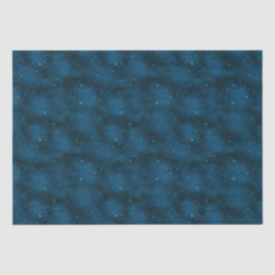 Blue and White Starry Night Celestial Tissue Paper
