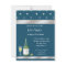 Blue and White Stars Retirement Party Invitation