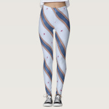 Blue and White Striped Design