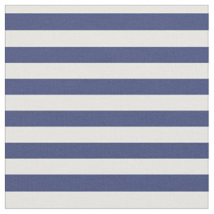 Blue and White Striped Fabric
