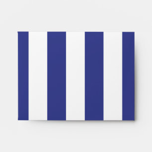 Blue and White Stripes Envelope