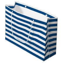 Blue and White Stripes