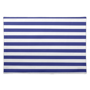 Blue and White Stripes Placemat