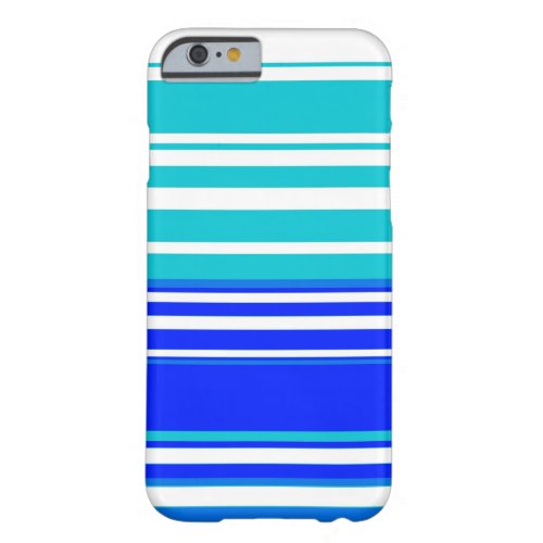 Blue and white stripes seamless painting graphic barely there iPhone 6 case