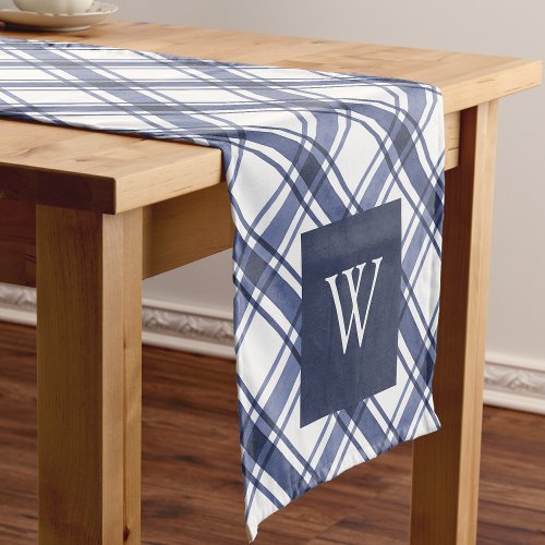 Blue and White Table Runner