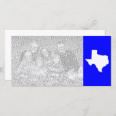Blue and White Texas (Front/Back)