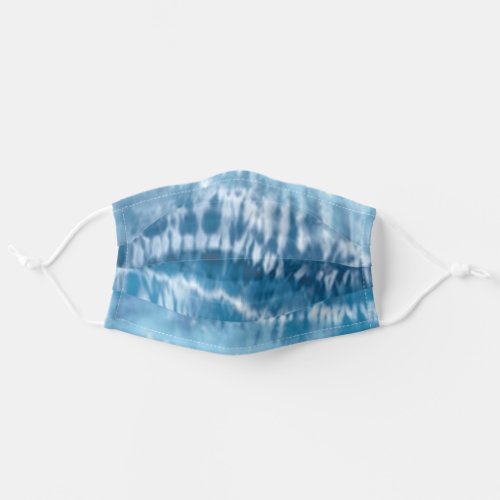 Blue And White Tie dye Adult Cloth Face Mask