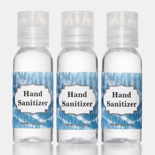 Blue And White Tie Dye Hand Sanitizer