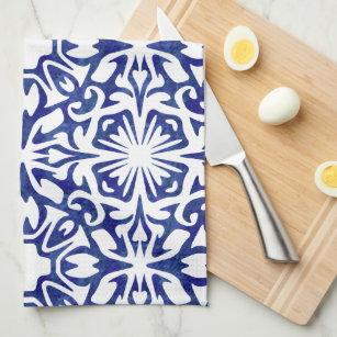 Cobalt Blue Kitchen & Hand Towels | Zazzle