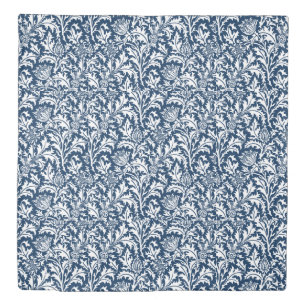 Blue and White William Morris Decorative Damask Duvet Cover