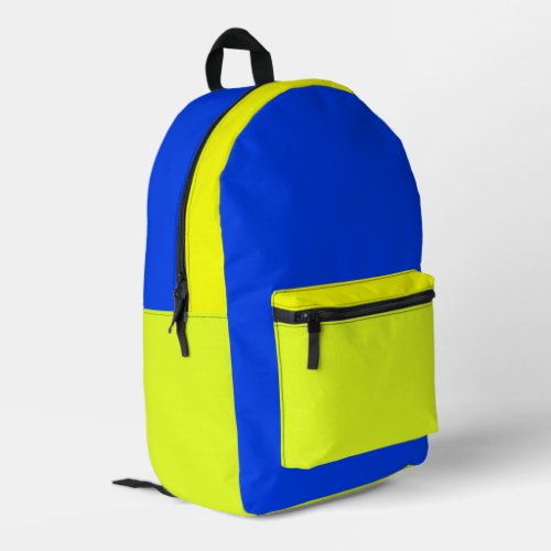Blue and Yellow Backpack
