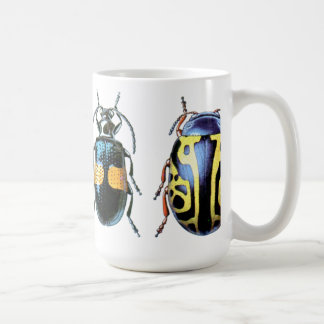 Blue and Yellow Beetle Mug