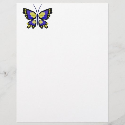 Blue and Yellow Butterfly (Front)