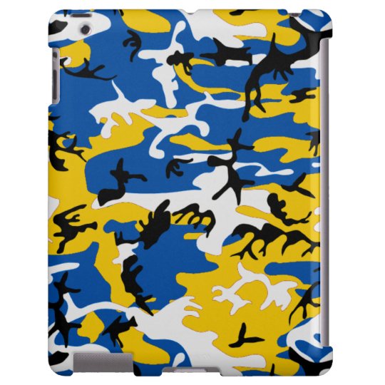 Blue and Yellow Camo