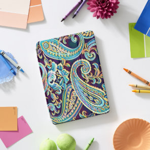 Blue and Yellow Dream Vintage Paisley iPad Pro Cover