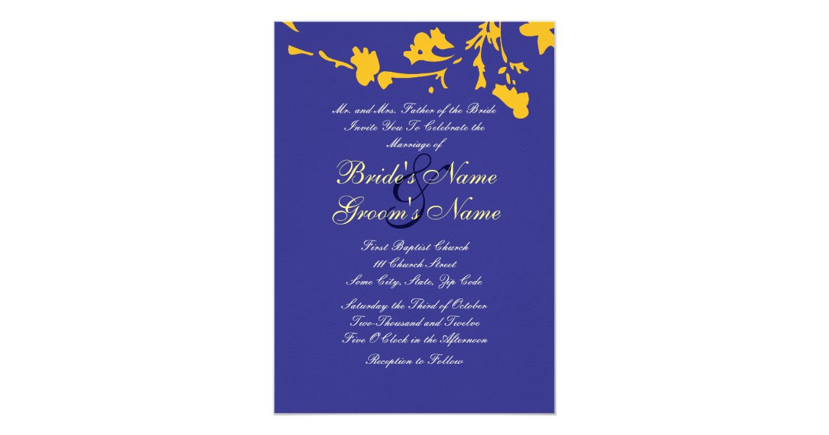 blue-and-yellow-floral-wedding-invitation-zazzle