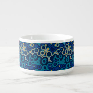 Blue and Yellow geometric Bowl