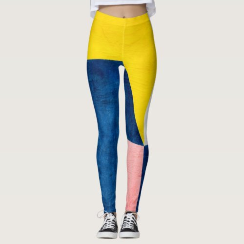 Blue and Yellow Leggings