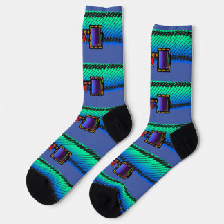 Blue And Yellow Lenses  Socks