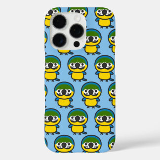 Blue-and-yellow macaw iPhone 16 pro case