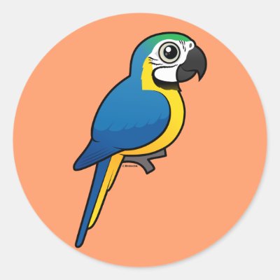 Meet the Beautiful Blue-and-yellow Macaw | Birdorable Birds