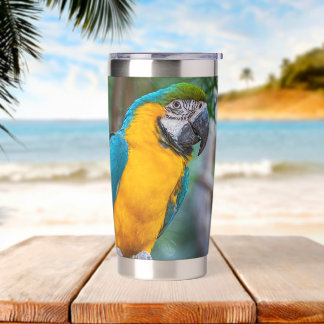 Blue-and-Yellow Macaw Insulated Tumbler