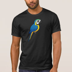 Blue-and-yellow Macaw Men's Alternative Apparel Basic Crew Neck T-Shirt