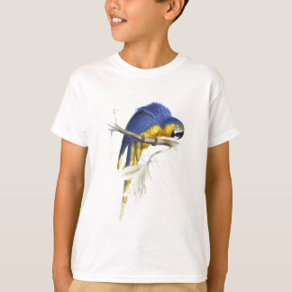 Blue and Yellow Maccaw by Edward Lear T-Shirt