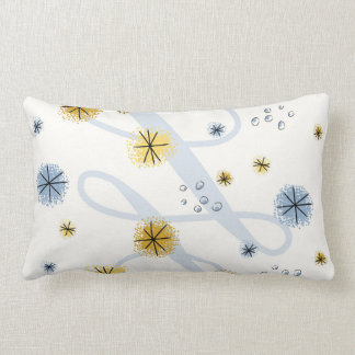 Blue and Yellow Modern Decor Pillow