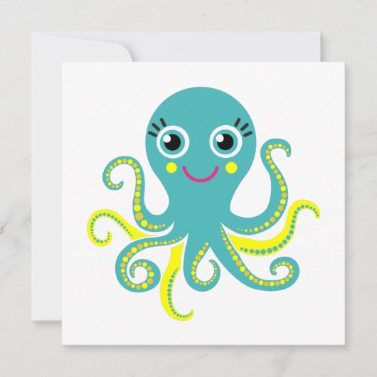 Blue and Yellow Octopus (Front)