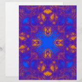 Blue and yellow pattern (Front/Back)