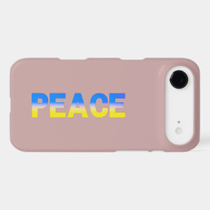 Blue and yellow PEACE Ukraine Inspiration iPhone 17 Air Case