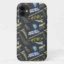 Blue and Yellow Pow! iPhone 11 Case