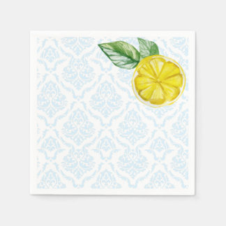Blue and Yellow She found her Main Squeeze Welcome Napkins