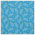 Blue and Yellow Shooting Star Fabric by the Yard