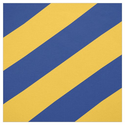 Blue and yellow striped pattern fabric